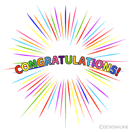 Congratulations Spark Clip Art Free PNG Image｜Illustoon