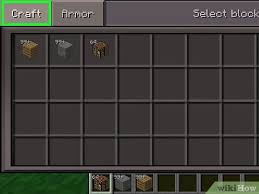 Cover the 2 x 2 crafting grid with wooden planks to build one. 3 Ways To Craft Items In Minecraft Wikihow
