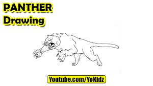 It's not unusual for someone to have 1 animal that they most identify with. How To Draw A Panther Youtube