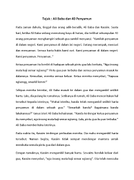 Maybe you would like to learn more about one of these? Cerita Ali Dan Baba