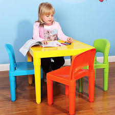 The table and chairs all have round. Table Plastic Furniture Chair Kids Children Seats Kids Table Set Childrens Table Kids Seating