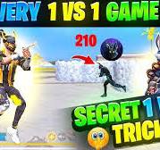 1v1 God Level Custom Tips and Tricks🤯1 vs 1 Free Fire | One Tap Headshot  Trick