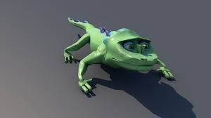 Artstation Lizard Character Model And Rig Joey Perez