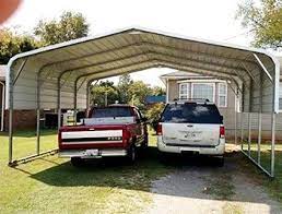 2 Car Metal Carports Double Carport Prices Carport For Two Cars Metal Building Prices Carport Building A Garage