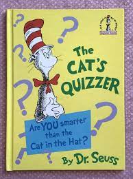 The Cat S Quizzer Dr Seuss Book For Sale In 2021 Beginner Books Seuss Childrens Book Characters