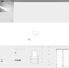 Инструкция Samsung C3322 (2 страницы)