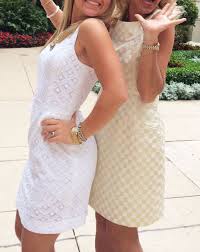 Lilly Pulitzer White Dress Collection Preppy Style Fearless Fashion Style