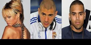 With gareth bale, karim benzema, thierry henry, marcelo. Rihanna Aurait Presente Benzema A Sa Famille Et Chris Brown Est Tres Jaloux Afrikmag
