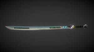 Futuristic katanas