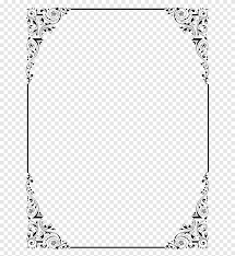 Badge frame template classical curved design. White And Black Frame Illustration Wedding Invitation Borders And Frames Congratulate Border Template Png Pngegg