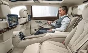 A Futuristic Ride In Mercedes Self Driving Car Mercedes Maybach Mercedes Maybach S600 Luxury Car Interior