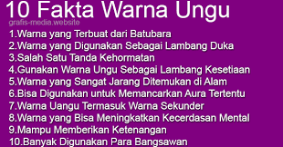 Beberapa orang menganggap kalau ungu adalah salah satu warna yang norak dan terkesan tua. Terungkap Ini 10 Fakta Warna Ungu Yang Perlu Kau Tahu Ngeeneet