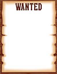 Wanted Poster Border Clip Art Page Border And Vector Graphics Printable Border Clip Art Poster Template