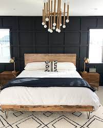 Modern bedroom accent wall ideas. A Modern Dreamy Bedroom With Clean Lines And Organic Accents Featuring The Talbert Nightstands Phot Home Decor Bedroom Bedroom Interior Master Bedrooms Decor
