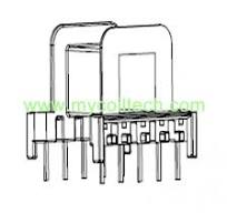 Bobbins | Common Mode Choke Inductor Bobbin 5+5 Pin EVD25 ...