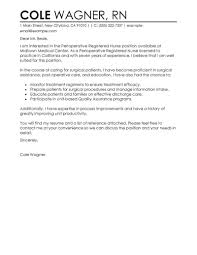 Best Perioperative Nurse Cover Letter Examples Livecareer