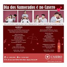 Todas as mesas do restaurante estarão decoradas com pétalas e velas, onde cada mesa terá o valor de r$ 24,90. Especial Dia Dos Namorados E No Casero