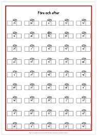 Fore Och Efter Math Worksheets Teaching Learn Swedish