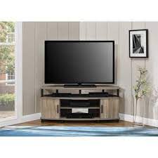 Enclosed back panel with easy cord access. Our Best Living Room Furniture Deals Corner Tv Stand Black Corner Tv Stand Oak Corner Tv Stand