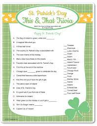 You know you're supposed to wear green and look for leprechauns and maybe eat some corned beef and cabbage. Green Trivia For Trivia Parties And St Patricks Day St Patrick Day Activities St Patrick S Day Trivia St Patrick S Day Games