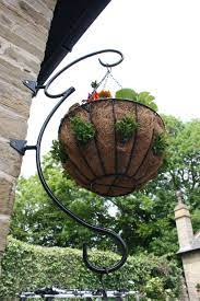 Round Hand Hanging Basket Bracket Hanging Basket Brackets Winter Hanging Baskets Hanging Baskets