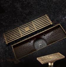 Brass Bathroom Linear Shower Drain 43 Brass Bathroom Brass Bathroom Fixtures Floor Drains