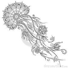 Animal mandala coloring pages are a great way to get your meditation on. Pattern For Coloring Book Illustration Of Jellyfish In Vector