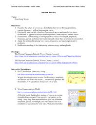 Wave interference physics 202 prof. Teacher Toolkit The Physics Classroom
