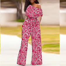 Buy One Cod Shoulder Summer Beach Holiday Green Floral Print Jumpsuit Full Length With Sashes Romper Bodysuits For Women At Affordable Prices Free Shipping Real Reviews With Photos Joom