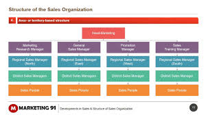 Structure Of Sales Organization Sales Organization Structure