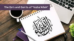 Naturally it's from arabic insha'allah (god willing) to bless a future hope, but it seems to have an extended concept within the french music scene at least. The Dos And Don Ts Of Inshallah