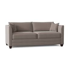 A pleated skirt nearly completely conceals the feet. Must Have Sarah 77 Square Arm Sofa Bed From Wayfair Custom Upholstery Accuweather Shop