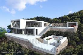Zakynthos Taki B Greece Courtois Jb Partners En 2020 Design Villa Moderne Modele Facade De Maison Exterieurs De Maison Moderne