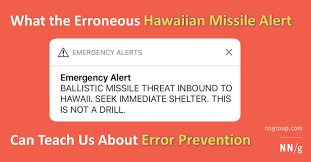 Promoting locally grown food is part of a personal commitment derek kurisu made to the late tony taniguchi, former ceo of kta super stores. What The Erroneous Hawaiian Missile Alert Can Teach Us About Error Prevention