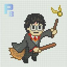 Harry Potter Avec Images Broderie Et Point De Croix Modele Pixel Art Broderie Point De Croix