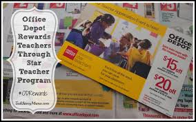 Office Depot Star Teacher Program Recognizing Teachers For Commitment To Education Sponsored Teacher Programs Teacher Education