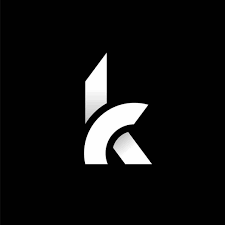 Black And White Letters Logo K Logotype K Letter K Monogram K Black And White Minimal Geometric Logo Design Inspiration Ideas For Br Geometric Logo Design Letter Logo Design Geometric Logo