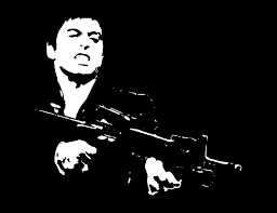 The movie was written by oliver stone and directed by brian de palma. Scarface Minimalistic Pop Art Digital Art By Filip Schpindel