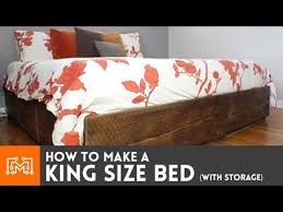 I used my armor workbench to move after reducing the size with my track saw, i used my table saw and rockler crosscut sled to break them down even. King Size Bed With Storage How To I Like To Make Stuff Youtube