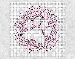 Selected cross stitch from plum street samplers. Paw Cross Stitch Pattern Printable Dog Paw Silhouette Cat Etsy Cross Stitch Patterns Stitch Patterns Cross Stitch Animals