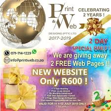 Website Special Only R600 Get A 2 Page Website And Emails Contact Melanie 071 714 1229 Websitedesign Itsourann Free Web Page Web Design Success Business