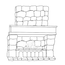 Color in this picture of santa claus going down the chimney and others with our library of online coloring pages. Coloring Pages Fireplace