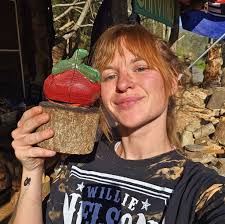 500lb pumpkin and my son #merica