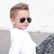 Fake it 'til you make it: Short Little Boy Faux Hawk Haircut Novocom Top