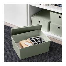 Kuggis Box With Lid White Width 14 Ikea Storage Boxes With Lids Storage Ikea
