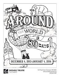Coloring pages have an utmost significance in our lives. Around The World In 80 Days Coloring Page By Ensemble Theatre Cincinnati Issuu