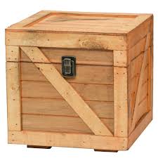 Holding all the tools you need to get your unique job done. Vintiquewise Stackable Wooden Cargo Crate Style Storage Chest In Light Brown Qi003613 Lb The Home Depot