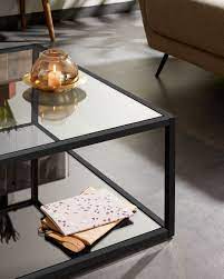 An assortment of black square coffee tables is available at 1stdibs. Blackhill Black Square Coffee Table 80 X 80 Cm Kave Home