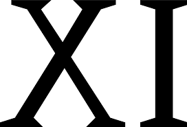 Roman numerals is an old decimal numeric system which represents the numbers as combinations of the following latin letters: Xi Wiktionary