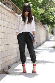 Nowadays it is worn with a variety of tops. 42 Jogger Pants Style Ideas Style Outfits Clothes